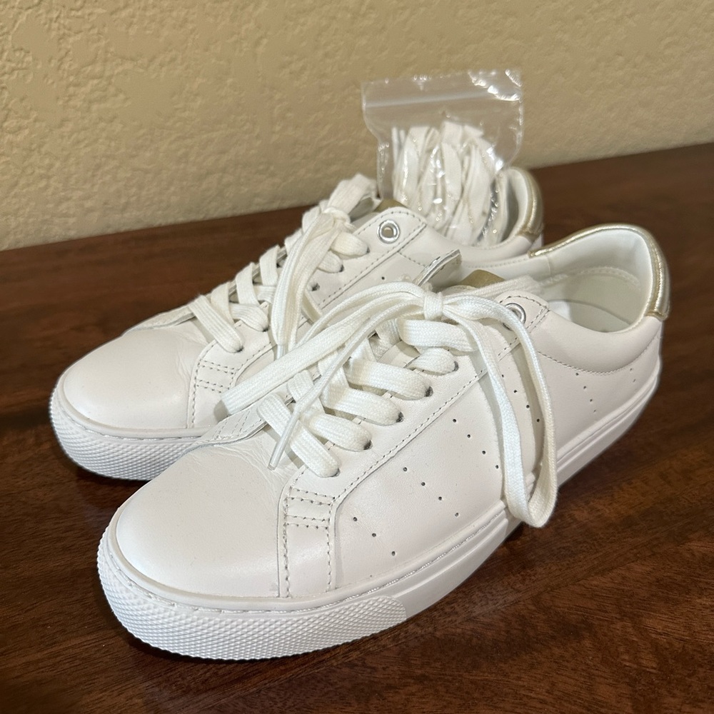 J. Crew Saturday Sneakers with Metallic Detail Size 7 New